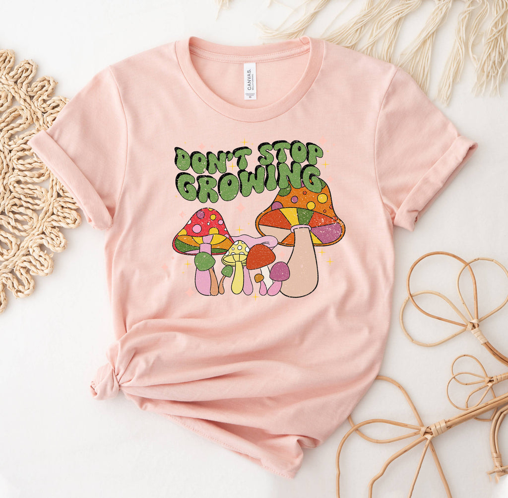Don't Stop Growing - Adult & Kids T-Shirts, Sweatshirts & Hoodies apparel design preview 1
