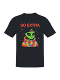 Alien "So Extra" Colorful Style Men's - Adult & Kids T-Shirts, Sweatshirts & Hoodies apparel design preview 1