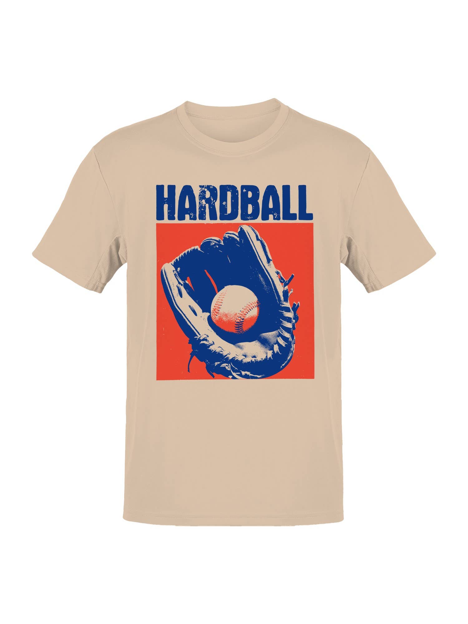 Vintage Hardball Glove Art Men's - Adult & Kids T-Shirts, Sweatshirts & Hoodies apparel design preview 1