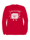 Cute S'mores Love Cartoon Design Men's - Adult & Kids T-Shirts, Sweatshirts & Hoodies apparel design preview 1
