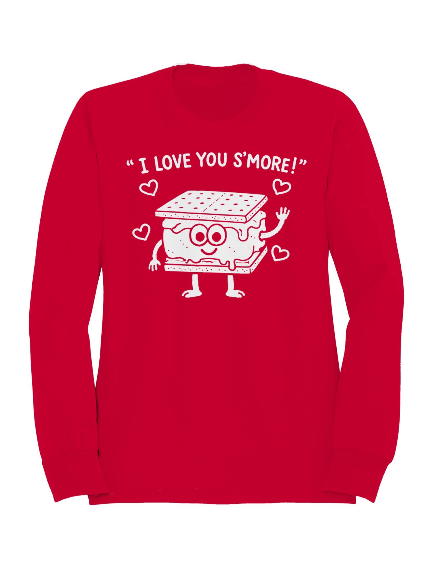 Cute S'mores Love Cartoon Design Men's - Adult & Kids T-Shirts, Sweatshirts & Hoodies apparel design preview 1