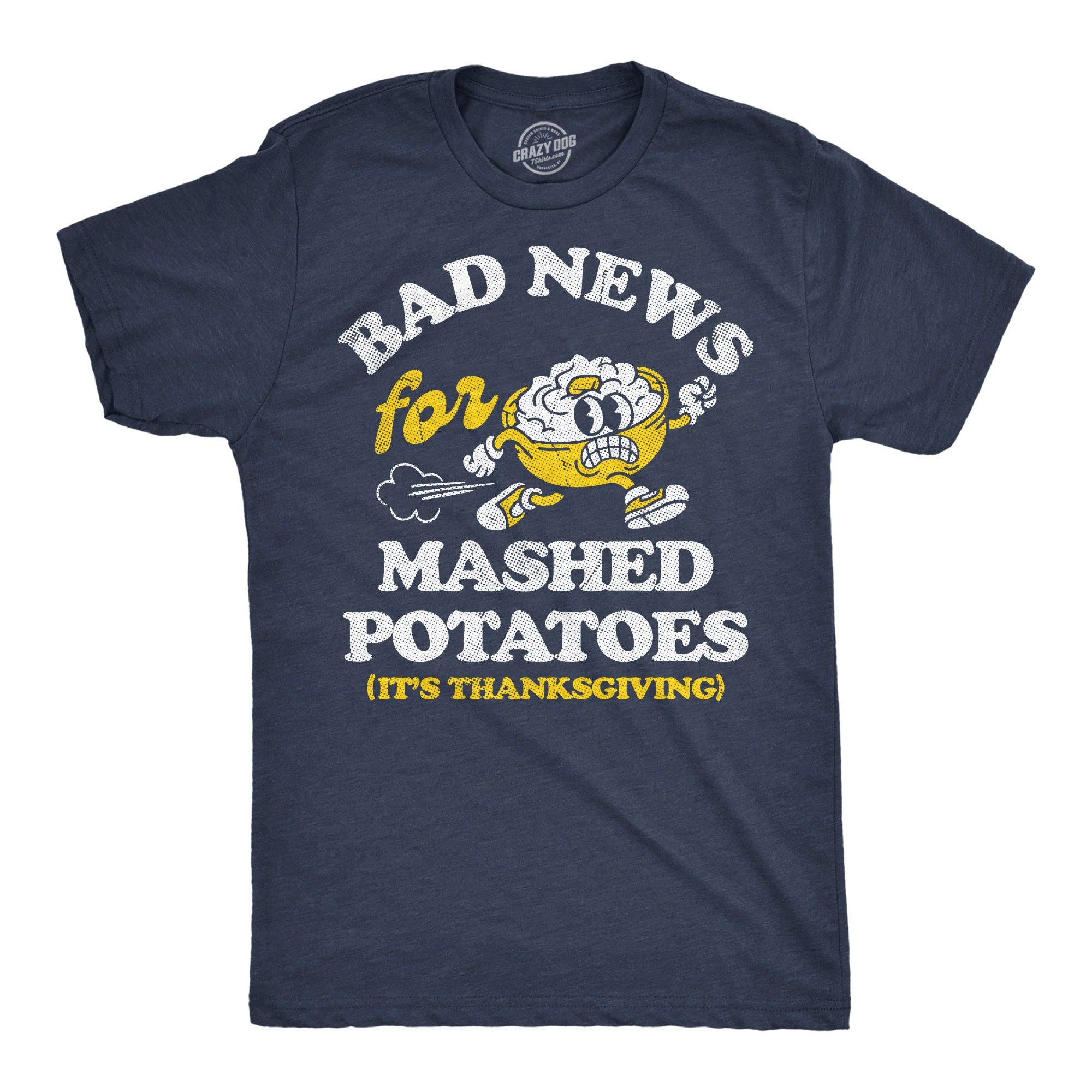 Its A Bad Day To Be Mashed Potatoes Men's - Adult & Kids T-Shirts, Sweatshirts & Hoodies apparel design preview 1