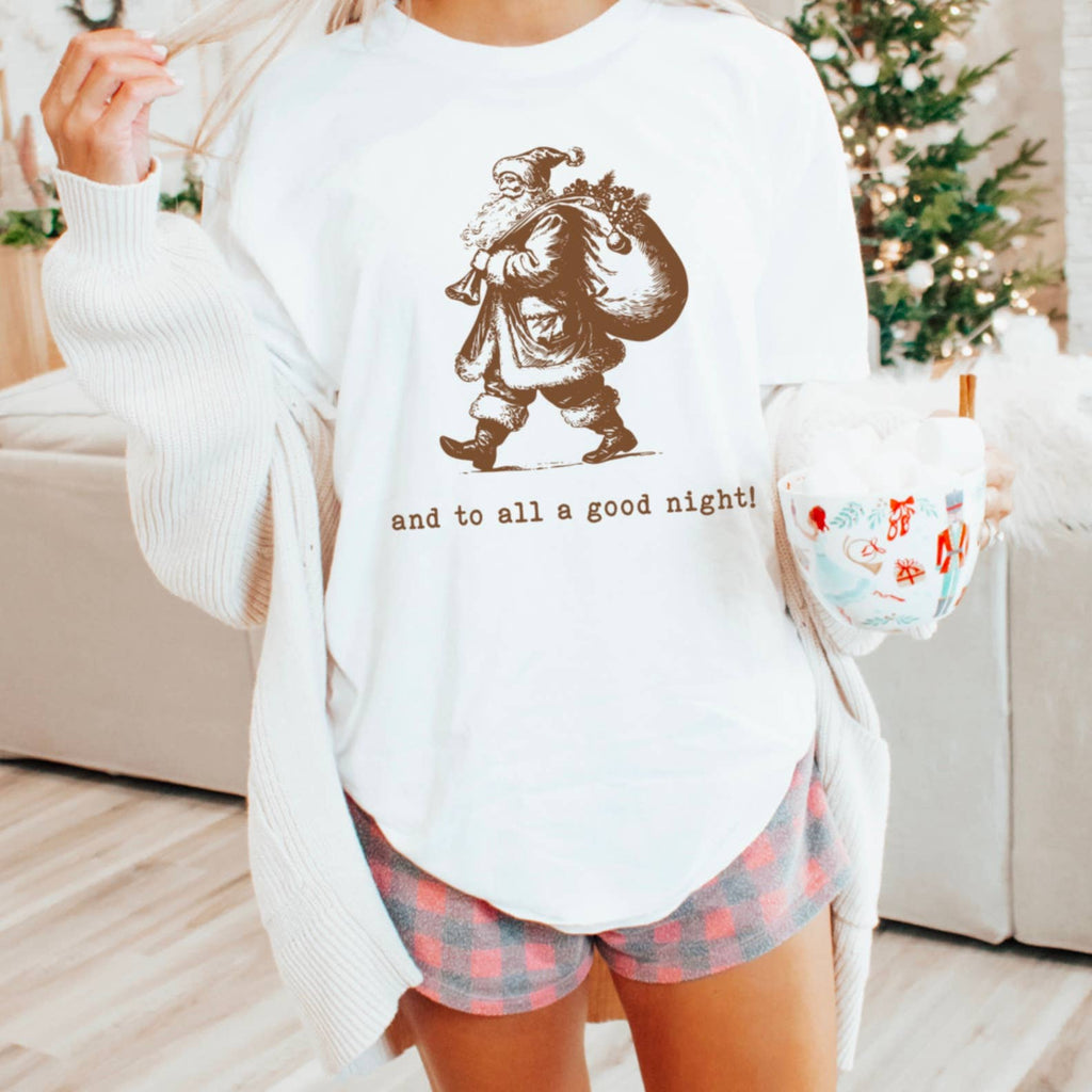 And To All A Goodnight Gildan Graphic - Adult & Kids T-Shirts, Sweatshirts & Hoodies apparel design preview 1