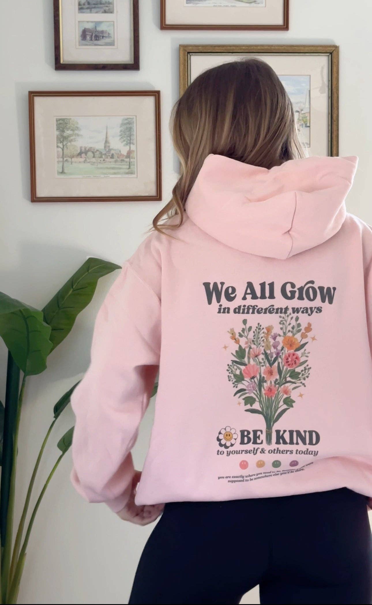 We All Grow in Different Ways Blush - Adult & Kids T-Shirts, Sweatshirts & Hoodies apparel design preview 1