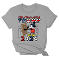 Full Steam Ahead Trump 2024 - Adult & Kids T-Shirts, Sweatshirts & Hoodies apparel design preview 1