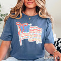 Preppy Patriotic Flag July 4th Graphic Gildan - Adult & Kids T-Shirts, Sweatshirts & Hoodies apparel design preview 1