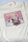 Merry Christmas Highlander - Adult & Kids T-Shirts, Sweatshirts & Hoodies apparel design preview 1