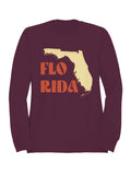Florida State Map Illustration Men's - Adult & Kids T-Shirts, Sweatshirts & Hoodies apparel design preview 1