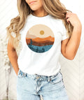 Desert Sunset Landscape Outdoor Sizes XS-2XL - Adult & Kids T-Shirts, Sweatshirts & Hoodies apparel design preview 1