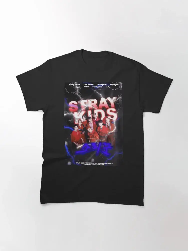 Stray Kids Red Thunder Group - Adult & Kids T-Shirts, Sweatshirts & Hoodies apparel design preview 1