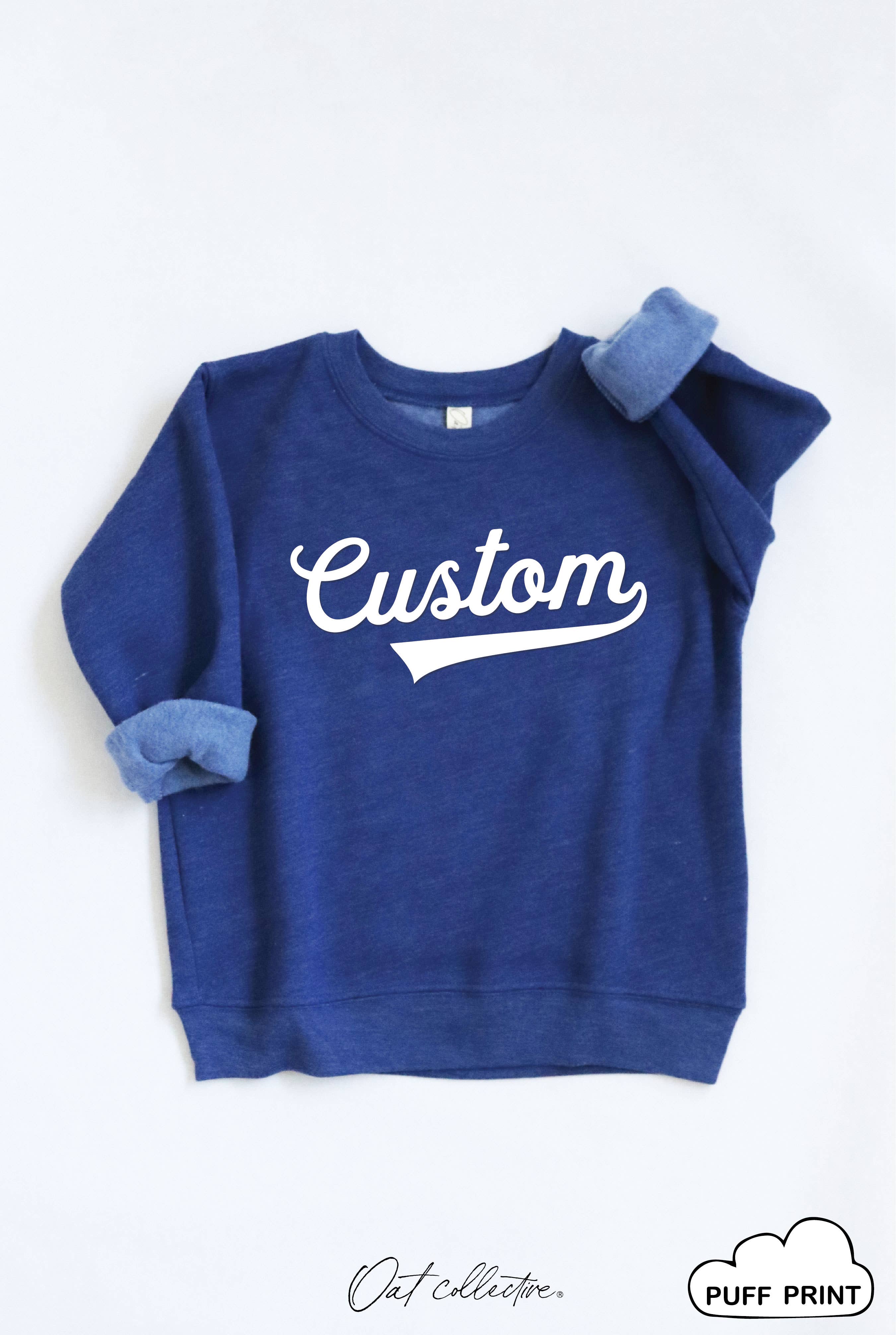Custom Puff Varsity Toddler Graphic - Adult & Kids T-Shirts, Sweatshirts & Hoodies apparel design preview 1
