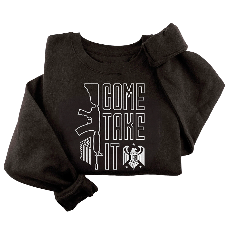 Come and Take It Crewneck 2927 - Adult & Kids T-Shirts, Sweatshirts & Hoodies apparel design preview 1