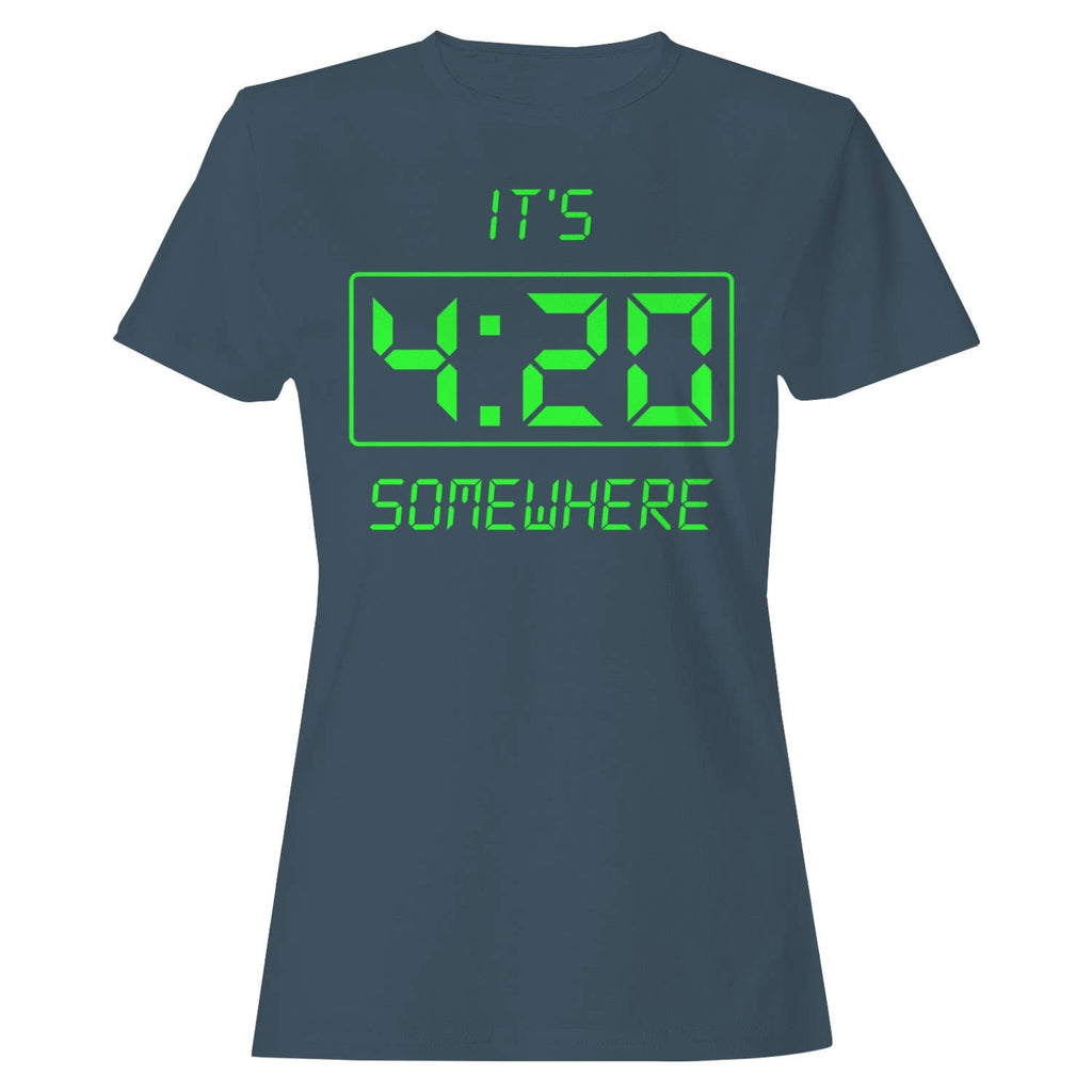4:20 Digital Clock Art Women's - Adult & Kids T-Shirts, Sweatshirts & Hoodies apparel design preview 1