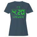 4:20 Digital Clock Art Women's - Adult & Kids T-Shirts, Sweatshirts & Hoodies apparel design preview 1
