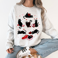 Valentine's Day Kitties, Cat Lover, Love - Adult & Kids T-Shirts, Sweatshirts & Hoodies apparel design preview 1