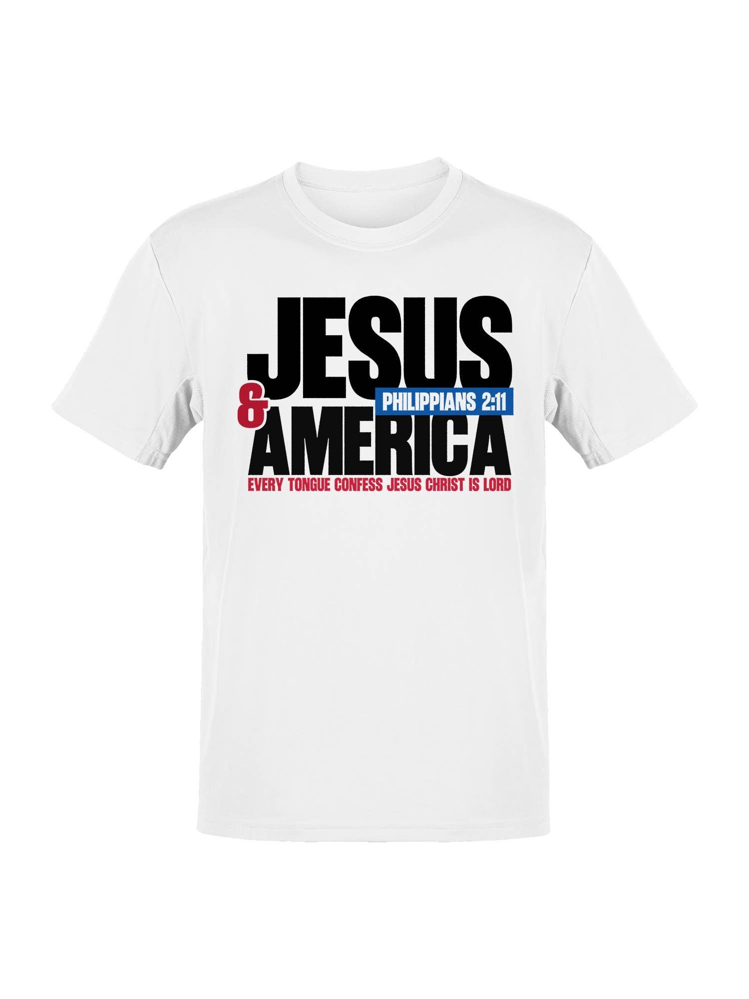 America Philippians 2:11 Confession Men's - Adult & Kids T-Shirts, Sweatshirts & Hoodies apparel design preview 1