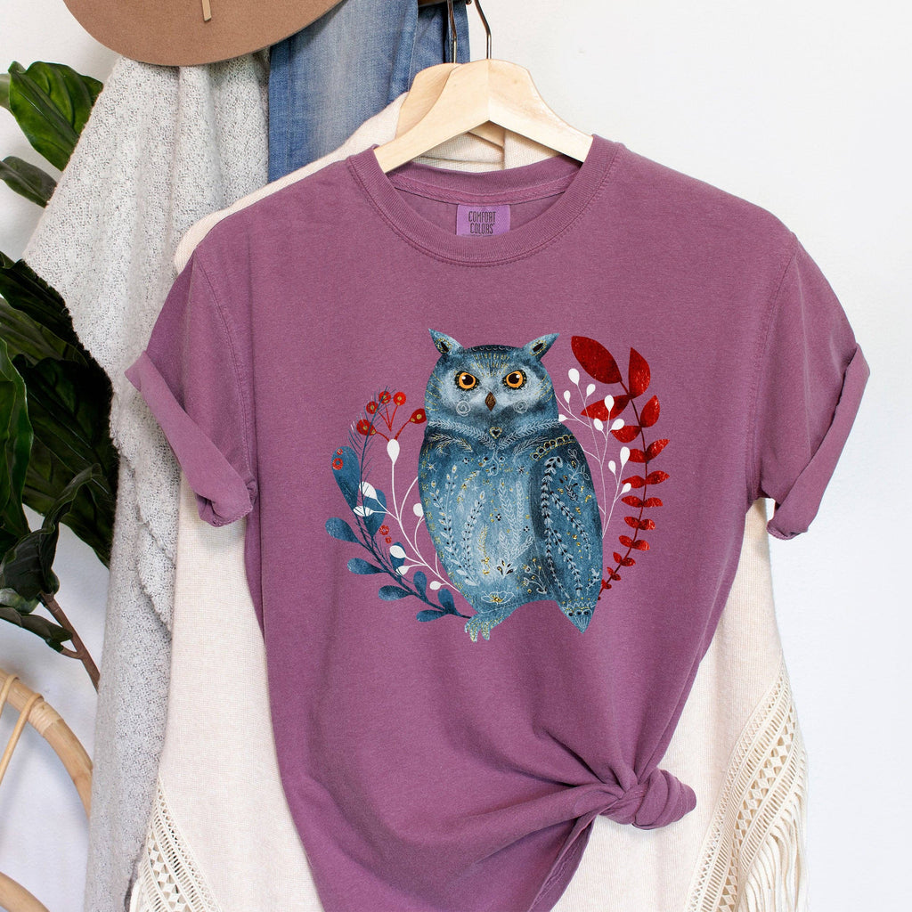 Scandinavian Folk Owl - Adult & Kids T-Shirts, Sweatshirts & Hoodies apparel design preview 1