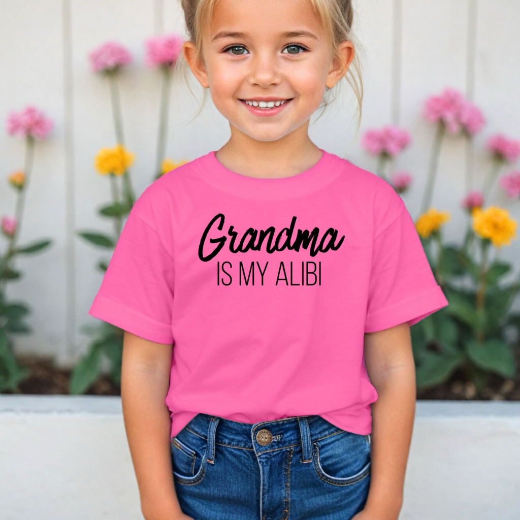 Grandma Alibi Toddler and - Adult & Kids T-Shirts, Sweatshirts & Hoodies apparel design preview 1