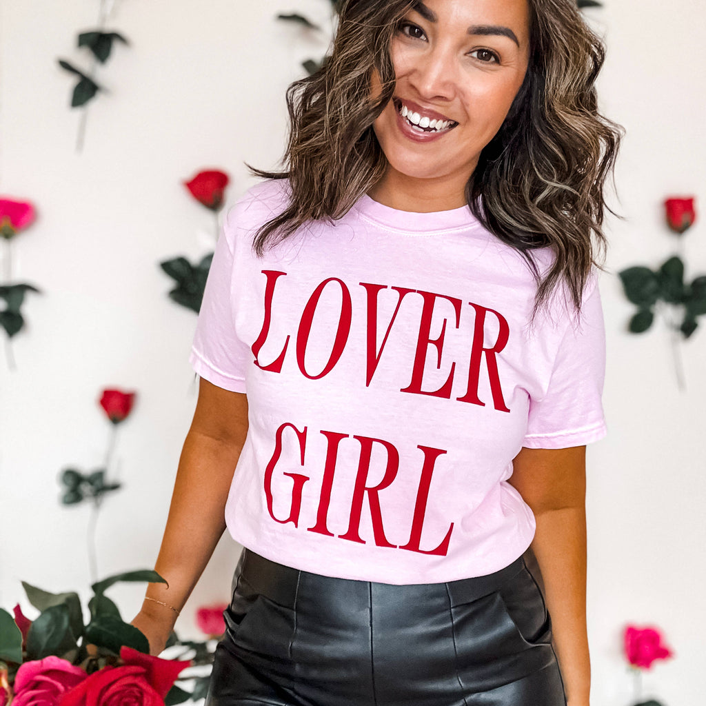 Lover Girl Pink Valentine Valentine's - Adult & Kids T-Shirts, Sweatshirts & Hoodies apparel design preview 1