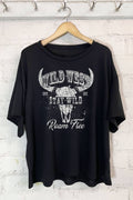 Wild West Women's Off Shoulder Screen Printed - Adult & Kids T-Shirts, Sweatshirts & Hoodies apparel design preview 1