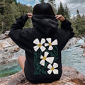 Boho Art Nouveau Flowers, Bold Design - Adult & Kids T-Shirts, Sweatshirts & Hoodies apparel design preview 1
