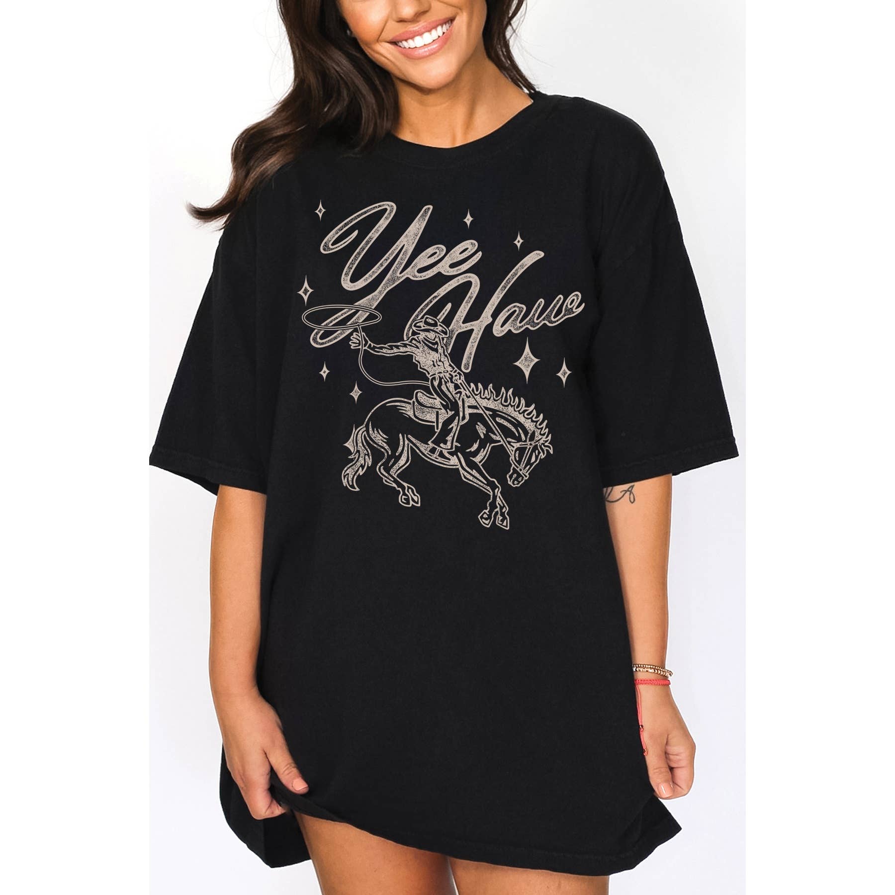 Unisex Oversized Yee Haw - Adult & Kids T-Shirts, Sweatshirts & Hoodies apparel design preview 1