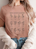 Birth Month Flowers Graphic - Adult & Kids T-Shirts, Sweatshirts & Hoodies apparel design preview 1