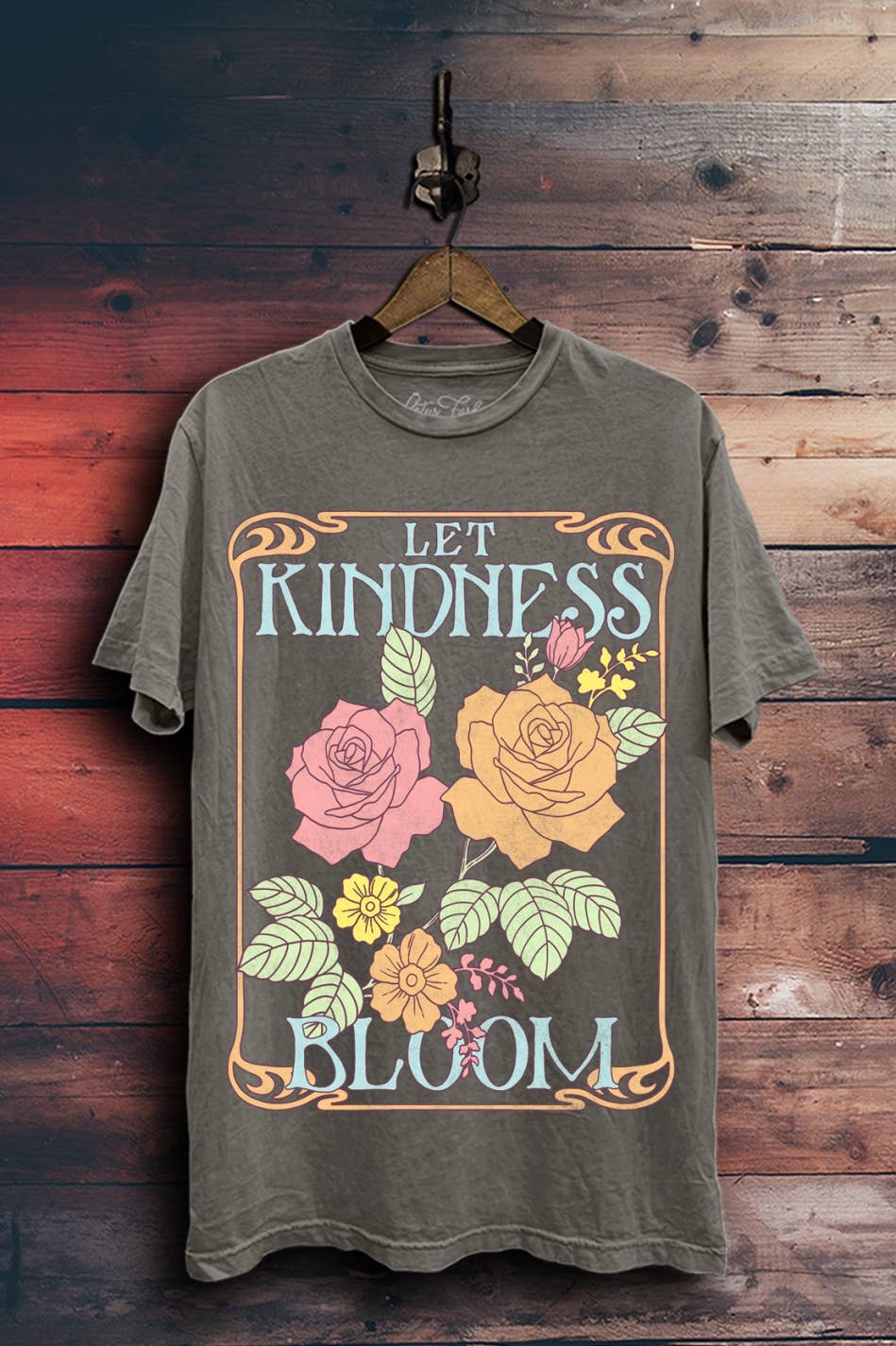 Let Kindness Bloom Graphic Top - Adult & Kids T-Shirts, Sweatshirts & Hoodies apparel design preview 1