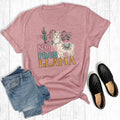 No Prob Llama Mauve - Adult & Kids T-Shirts, Sweatshirts & Hoodies apparel design preview 1