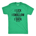 Lick Swallow Suck Tequila Men's - Adult & Kids T-Shirts, Sweatshirts & Hoodies apparel design preview 1