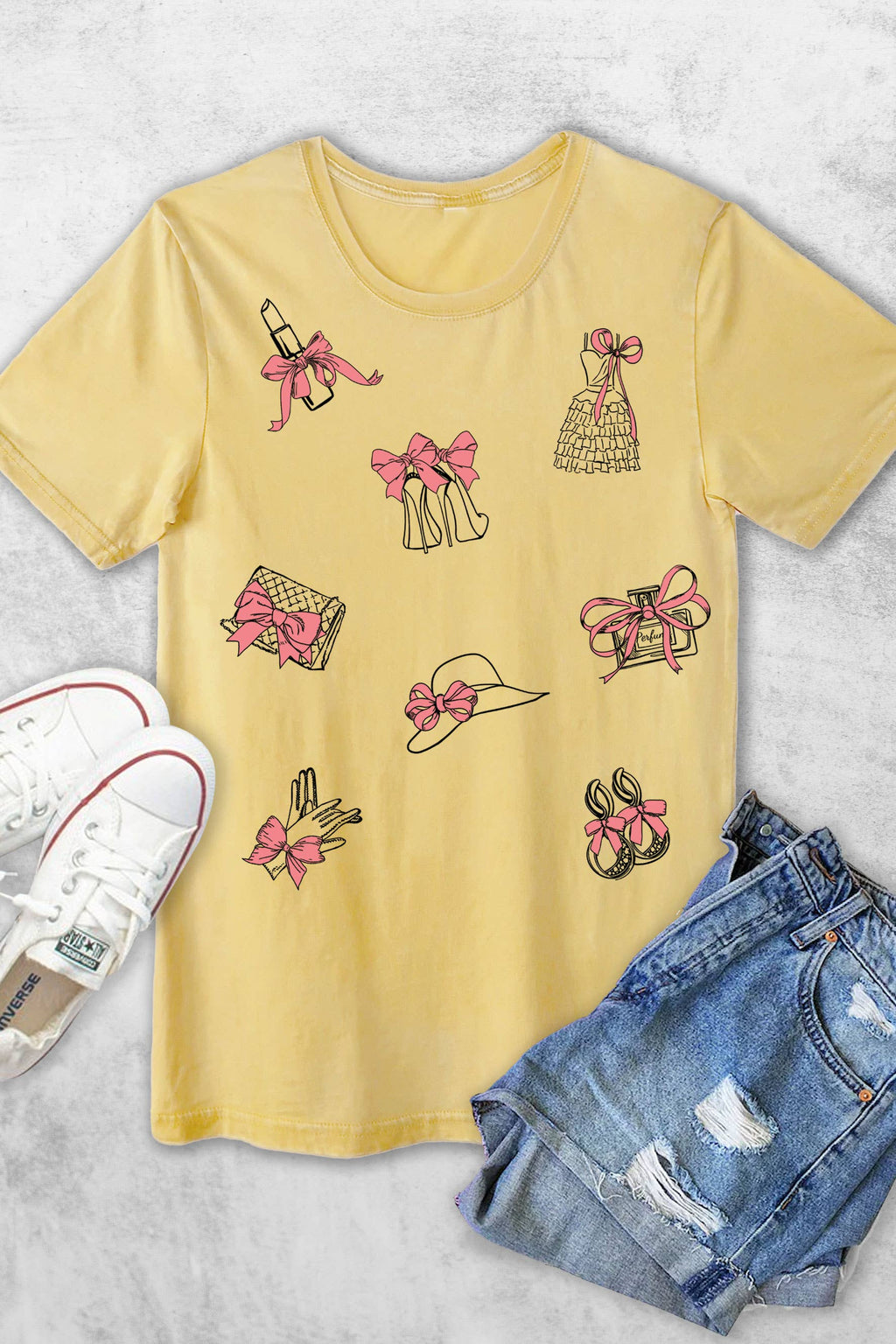 Coquette Bow Fashion Beauty Women's Vintage Graphic - Adult & Kids T-Shirts, Sweatshirts & Hoodies apparel design preview 1