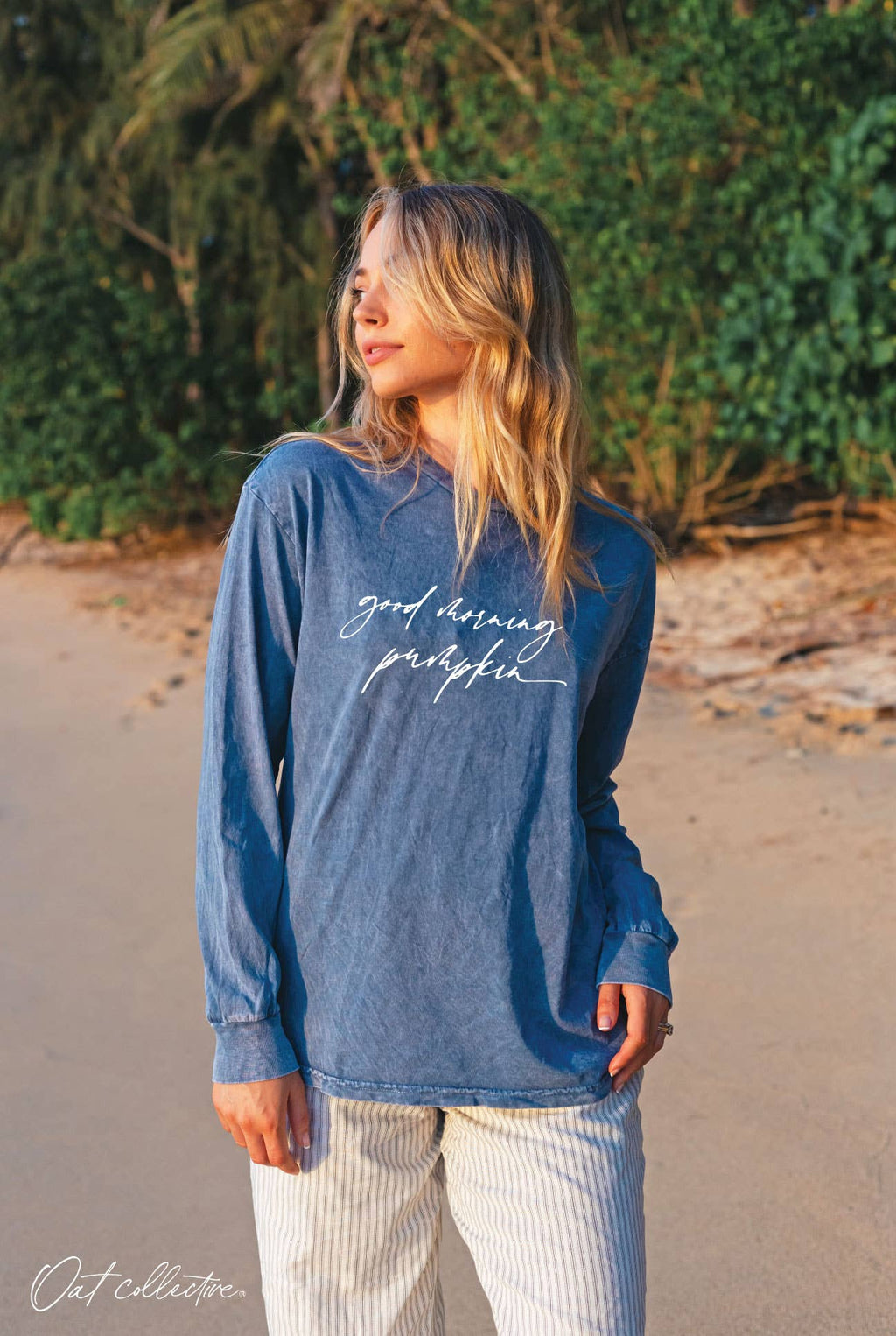 Good Morning Pumpkin Mineral Washed Graphic - Adult & Kids T-Shirts, Sweatshirts & Hoodies apparel design preview 1