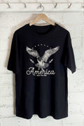 America Wild and Free-Oversized - Adult & Kids T-Shirts, Sweatshirts & Hoodies apparel design preview 1