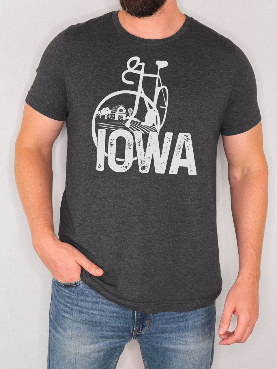 Iowa Bike - Adult & Kids T-Shirts, Sweatshirts & Hoodies apparel design preview 1