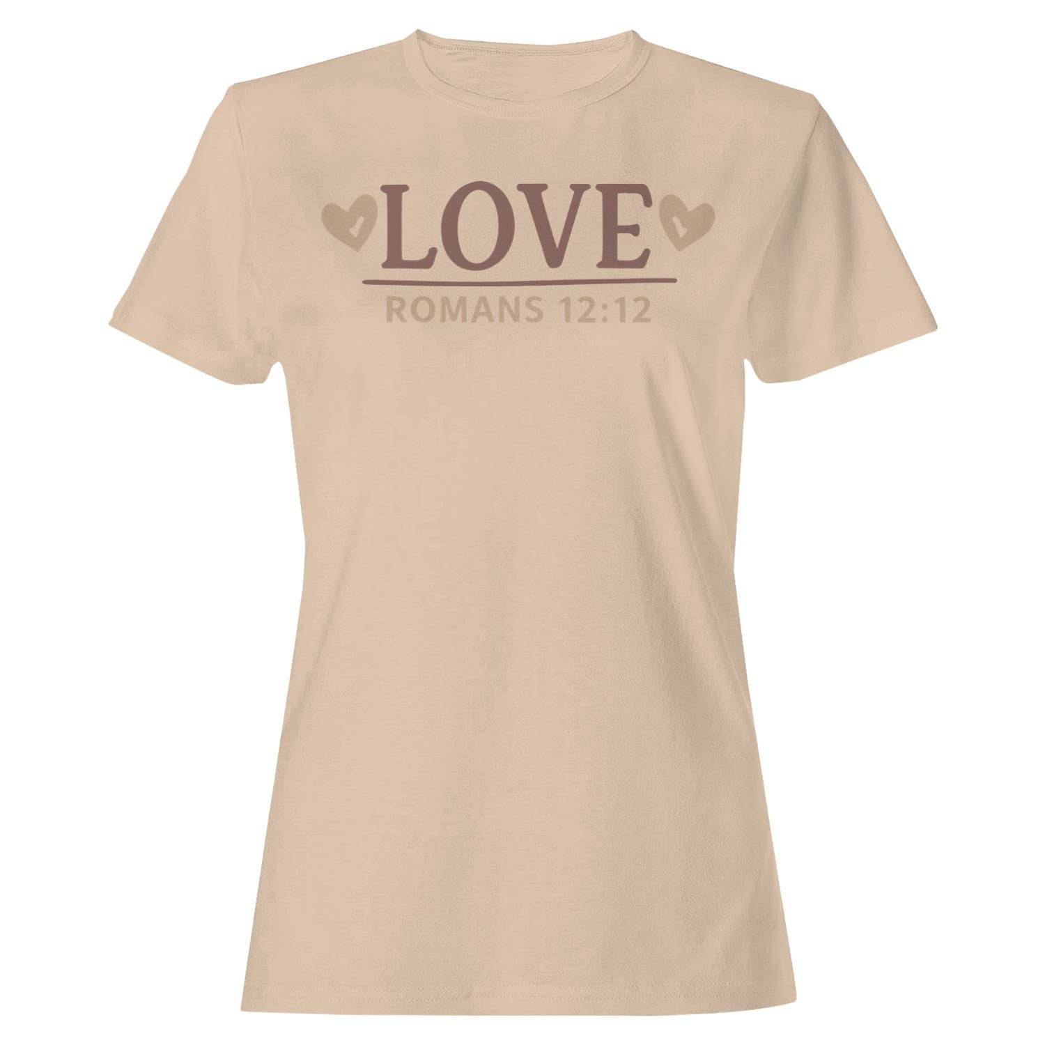 Love Romans 12:12 Women's - Adult & Kids T-Shirts, Sweatshirts & Hoodies apparel design preview 1