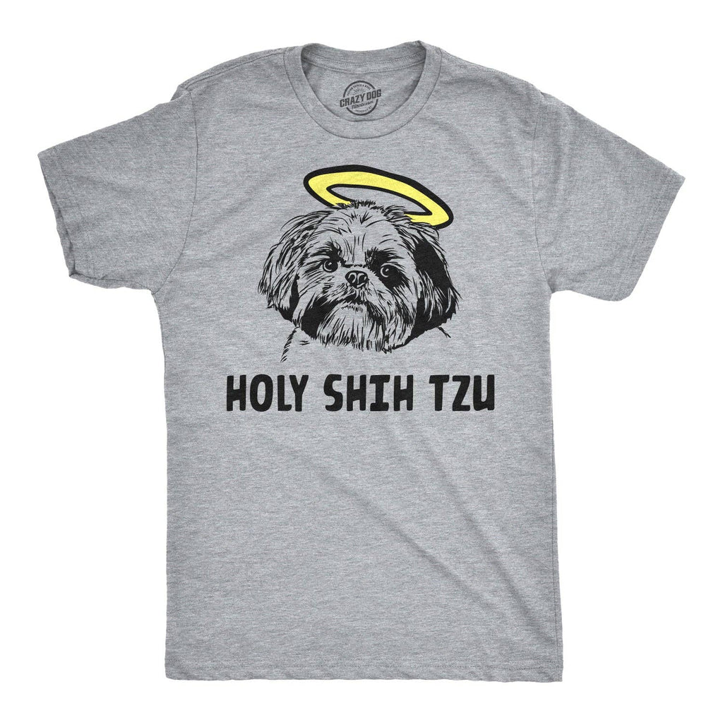 Holy Shih Tzu Men's - Adult & Kids T-Shirts, Sweatshirts & Hoodies apparel design preview 1