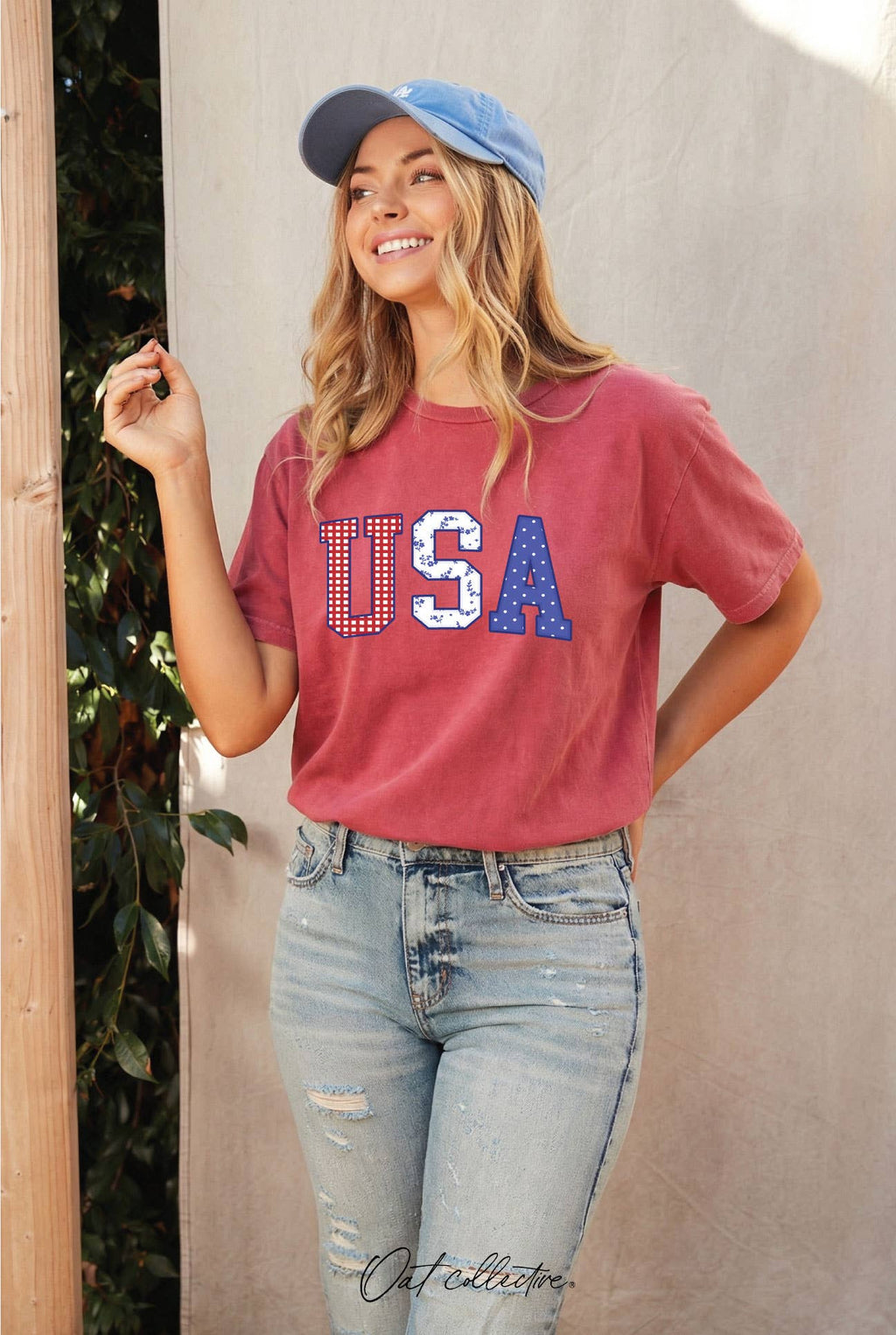USA with Pattern Mineral Graphic Top - Adult & Kids T-Shirts, Sweatshirts & Hoodies apparel design preview 1