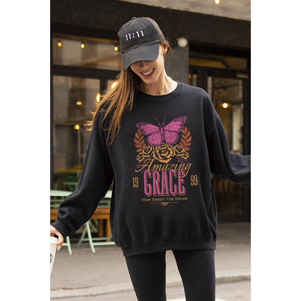 Amazing Grace Vintage Graphic - Adult & Kids T-Shirts, Sweatshirts & Hoodies apparel design preview 1