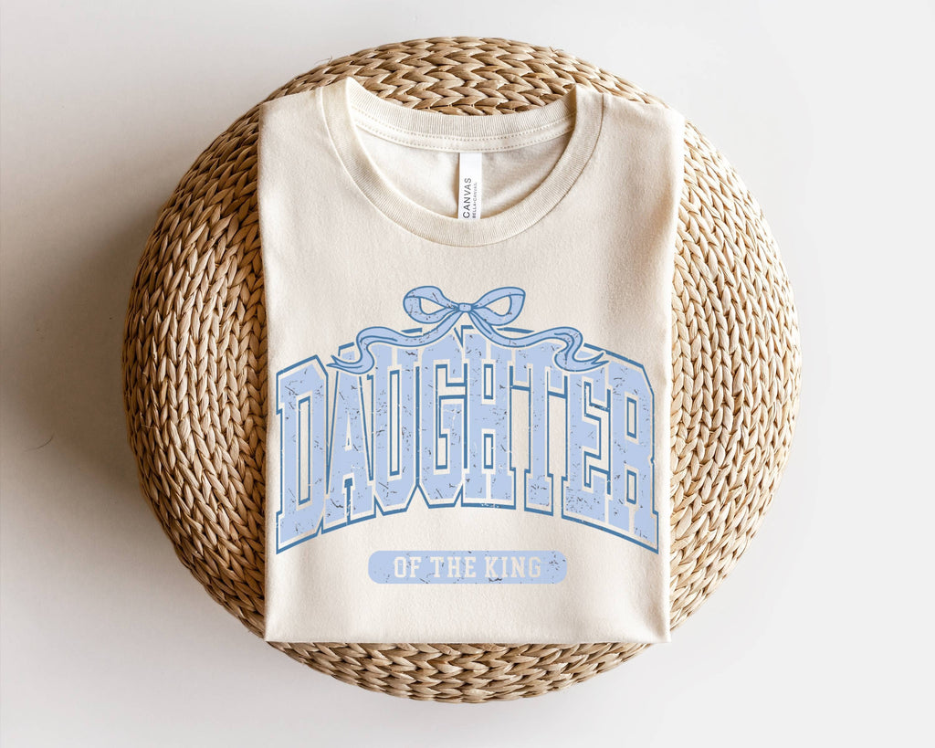 Daughter of the King Religious Bow - Adult & Kids T-Shirts, Sweatshirts & Hoodies apparel design preview 1