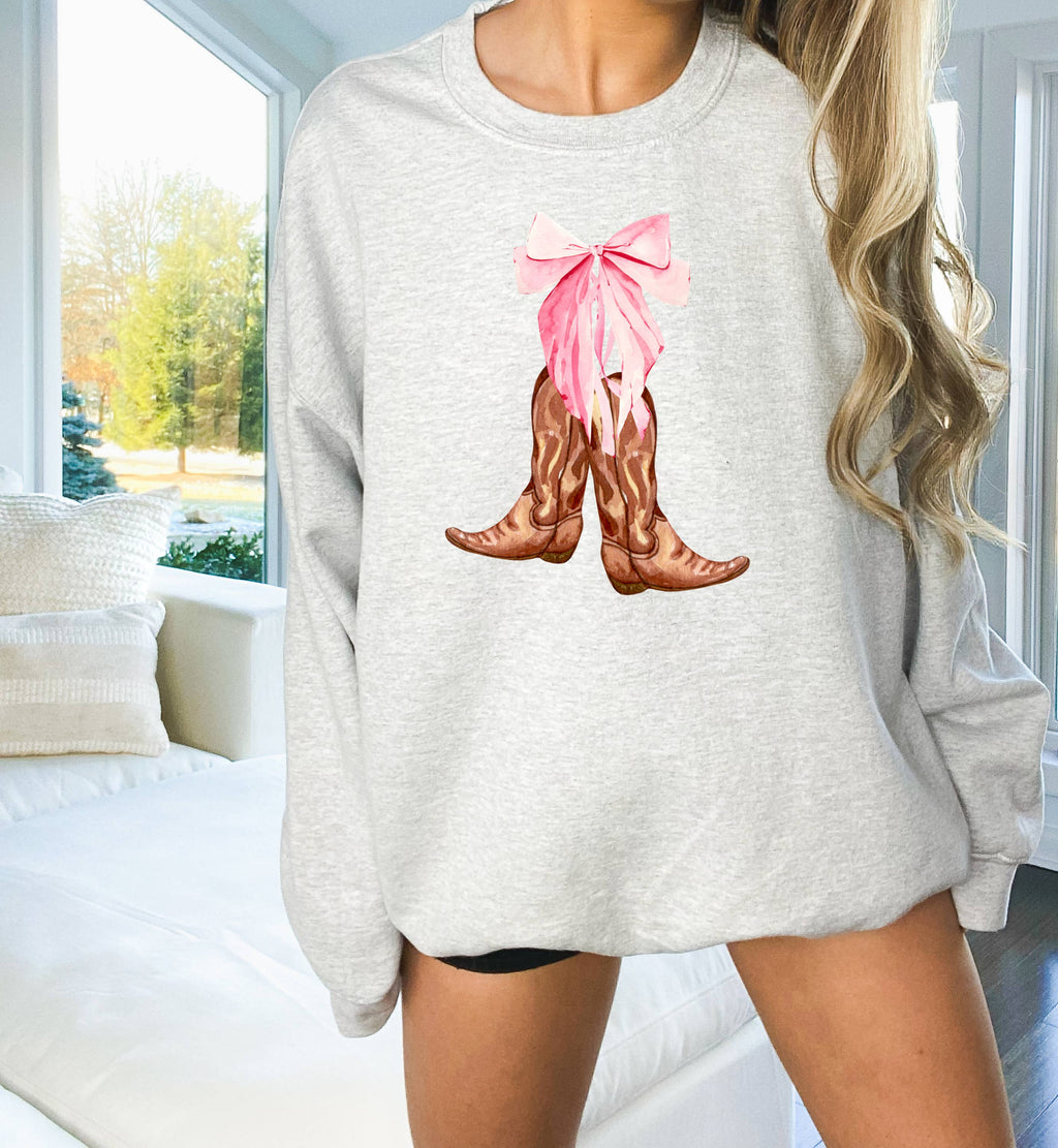 Soft Girl Era, Coquette, Graphic Apparel, Boot - Adult & Kids T-Shirts, Sweatshirts & Hoodies apparel design preview 1