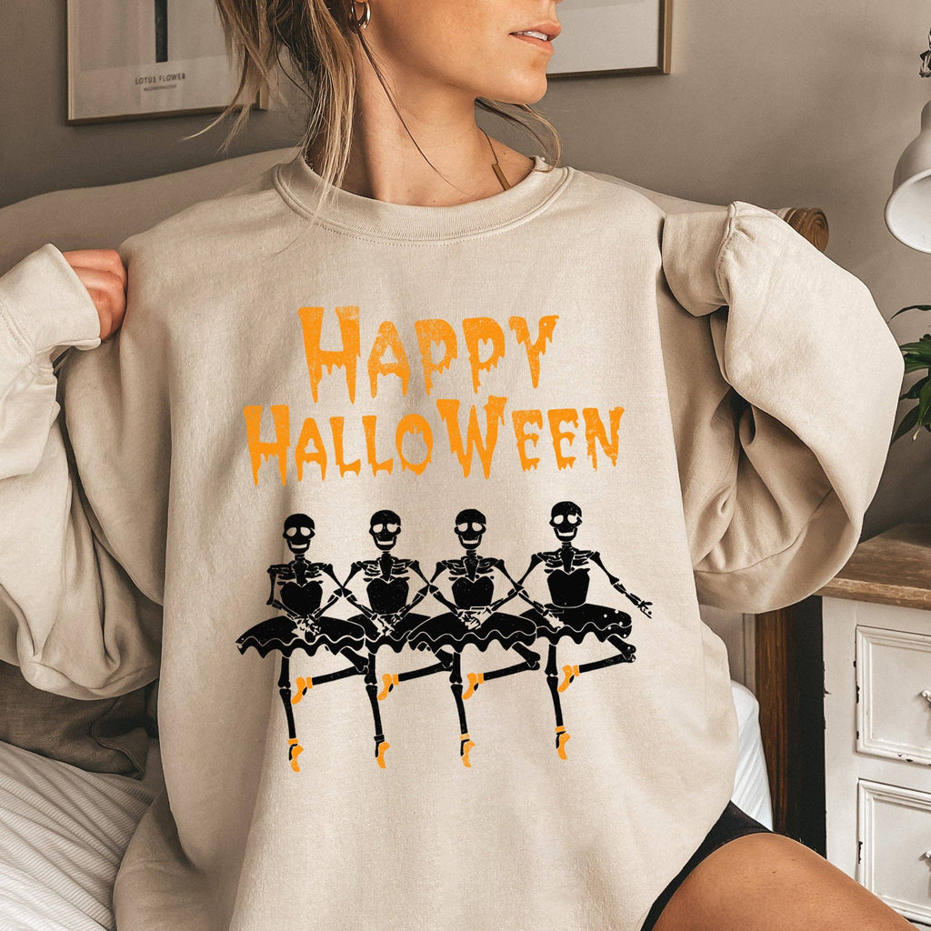Halloween Ballerinas - Adult & Kids T-Shirts, Sweatshirts & Hoodies apparel design preview 1