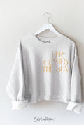 Here Comes the Sun Mid Graphic - Adult & Kids T-Shirts, Sweatshirts & Hoodies apparel design preview 1