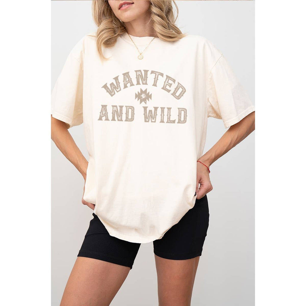 Wanted and Wild Vintage Graphic Oversized - Adult & Kids T-Shirts, Sweatshirts & Hoodies apparel design preview 1