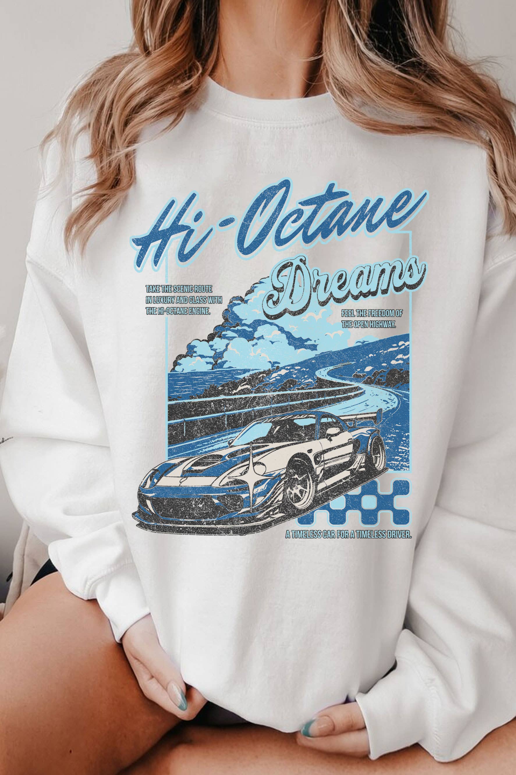Hi-Octane Dreams Car Graphic Brushed - Adult & Kids T-Shirts, Sweatshirts & Hoodies apparel design preview 1