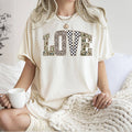 Love, Checkered, Camo, Leopard Retro Valentine's Day - Adult & Kids T-Shirts, Sweatshirts & Hoodies apparel design preview 1
