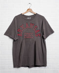 Arkansas Razorbacks Mega Arch Charcoal Thrifted - Adult & Kids T-Shirts, Sweatshirts & Hoodies apparel design preview 1