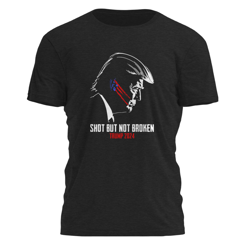 Shot But Not Broken 2834 - Adult & Kids T-Shirts, Sweatshirts & Hoodies apparel design preview 1