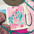 Distressed Boho Floral Cowboy Boots - Adult & Kids T-Shirts, Sweatshirts & Hoodies apparel design preview 1