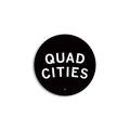 Quad Cities Curved Logo Mini Circle Sticker - Adult & Kids T-Shirts, Sweatshirts & Hoodies apparel design preview 1