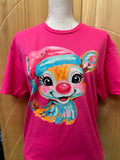 Bright Reindeer On Gildan Softstyle Heliconia - Adult & Kids T-Shirts, Sweatshirts & Hoodies apparel design preview 1